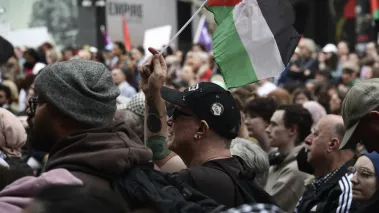 Pro-Palestinian march in Adelaide, Australia, in August 2025.